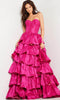 Jovani 36619 - Ruffled Strapless Prom Dress - Prom