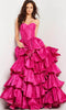 Jovani 36619 - Ruffled Strapless Prom Dress - Prom