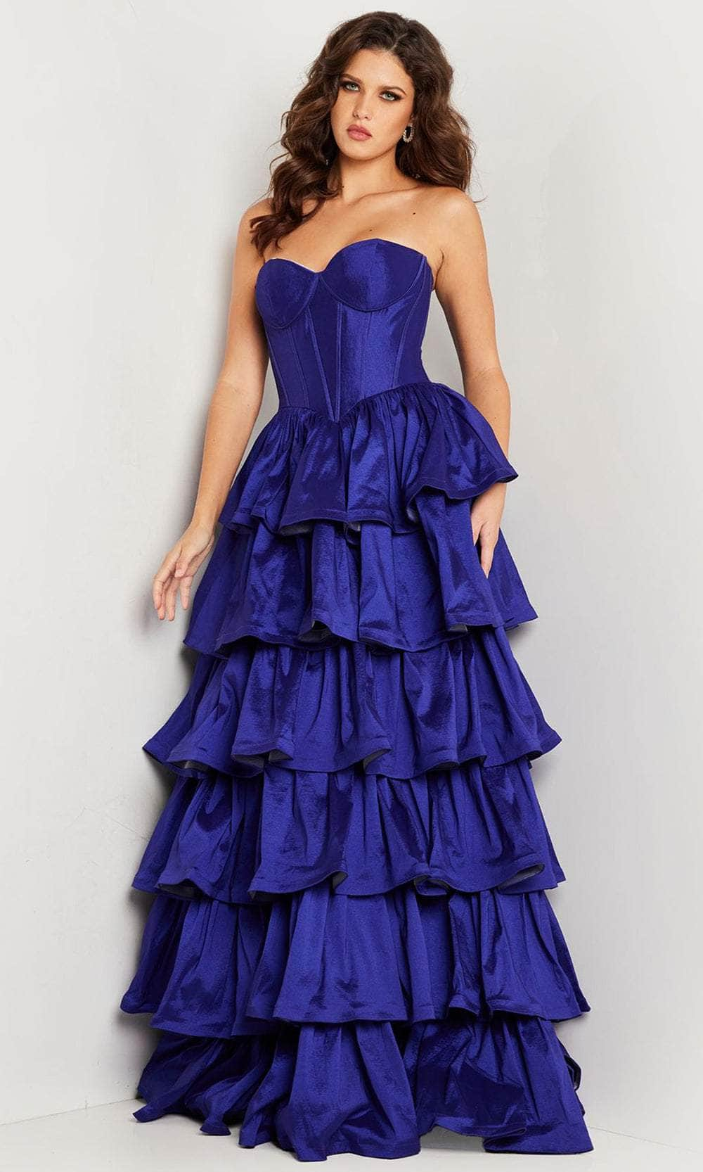 Jovani 36619 - Ruffled Strapless Prom Dress - Prom