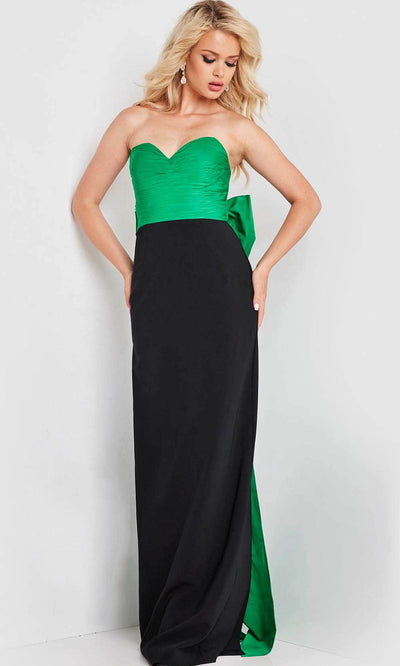 Jovani 36670 - Ruched Strapless Evening Gown - Prom