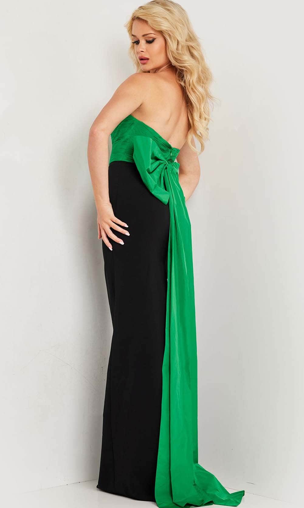 Jovani 36670 - Ruched Strapless Evening Gown - Prom