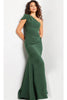 Jovani 36699 - Evening Dress with Asymmetrical Bodice - Prom