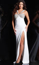 Jovani 36857 - Crystal Halter Prom Dress - Prom