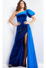 Jovani 36878 - Asymmetric Sheath Evening Gown - Prom