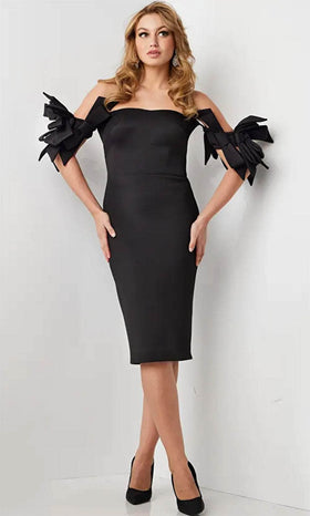 Jovani 36998 - Classic Black Strapless Evening Dress
