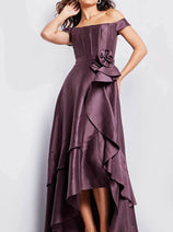 Jovani 37014 - Corset High Low Evening Dress