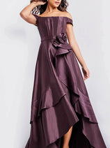 Jovani 37014 - Corset High Low Evening Dress