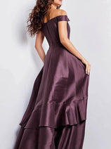 Jovani 37014 - Corset High Low Evening Dress