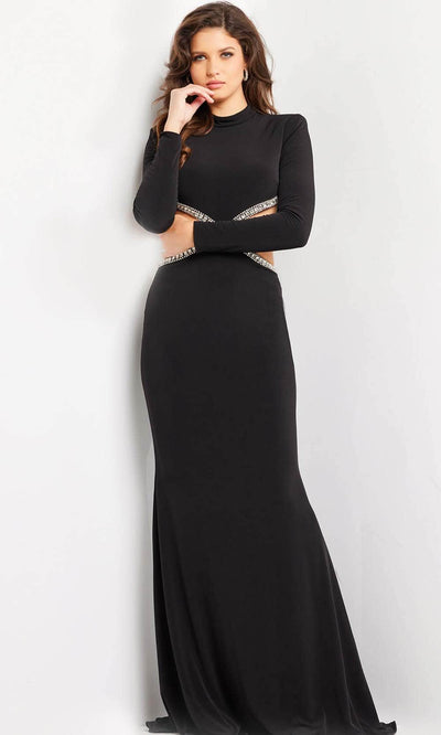 Jovani 37037 - Cut-Out Sheath Prom Gown - Prom