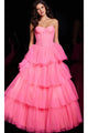 Jovani 37062 - Strapless Corset Ballgown - Prom