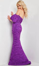 Jovani 37072 - Puff Sleeve Mermaid Evening Dress - Prom