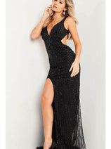 Jovani 37081 - Sleeveless Fitted Bodice Evening Dress
