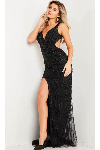 Jovani 37081 - Sleeveless Fitted Bodice Evening Dress - Prom