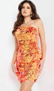 Jovani 37110 - One-Shoulder Sequin Evening Dress - Prom