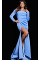 Jovani 37148 - Corset Evening Dress with Slit - Prom