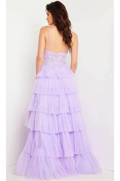 Jovani 37190 - Tiered A-Line Prom Gown - Prom