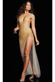 Jovani 37200 Exquisite Embellished Cape Dress - Prom