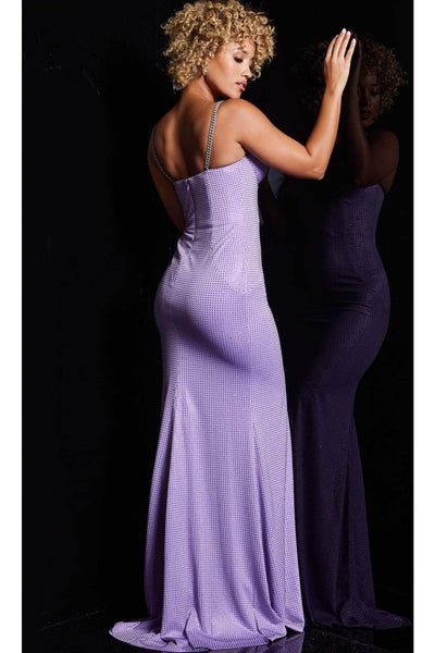Jovani 37231 - Beaded High Slit Prom Gown - Prom