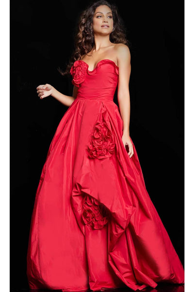 Jovani 37266 - Strapless Ruffle Ballgown - Prom