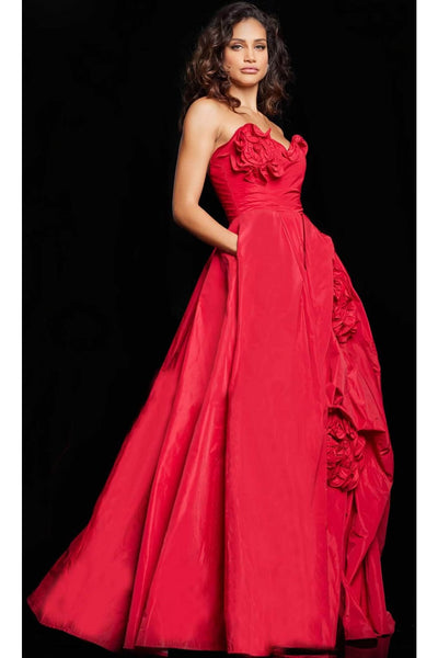 Jovani 37266 - Strapless Ruffle Ballgown - Prom