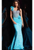 Jovani 37268 - Embellished One-Sleeve Prom Dress - Prom