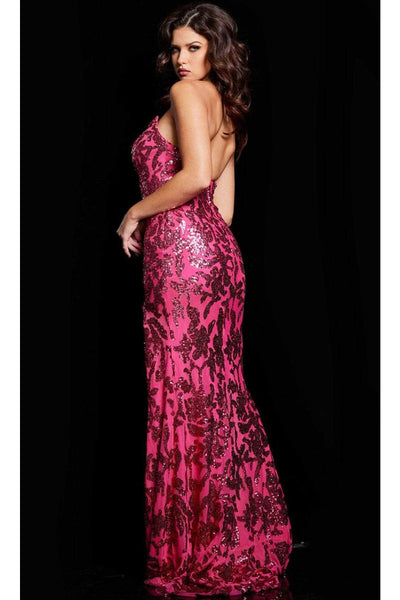 Jovani 37271 - Sequin Prom Dress with Slit - Prom