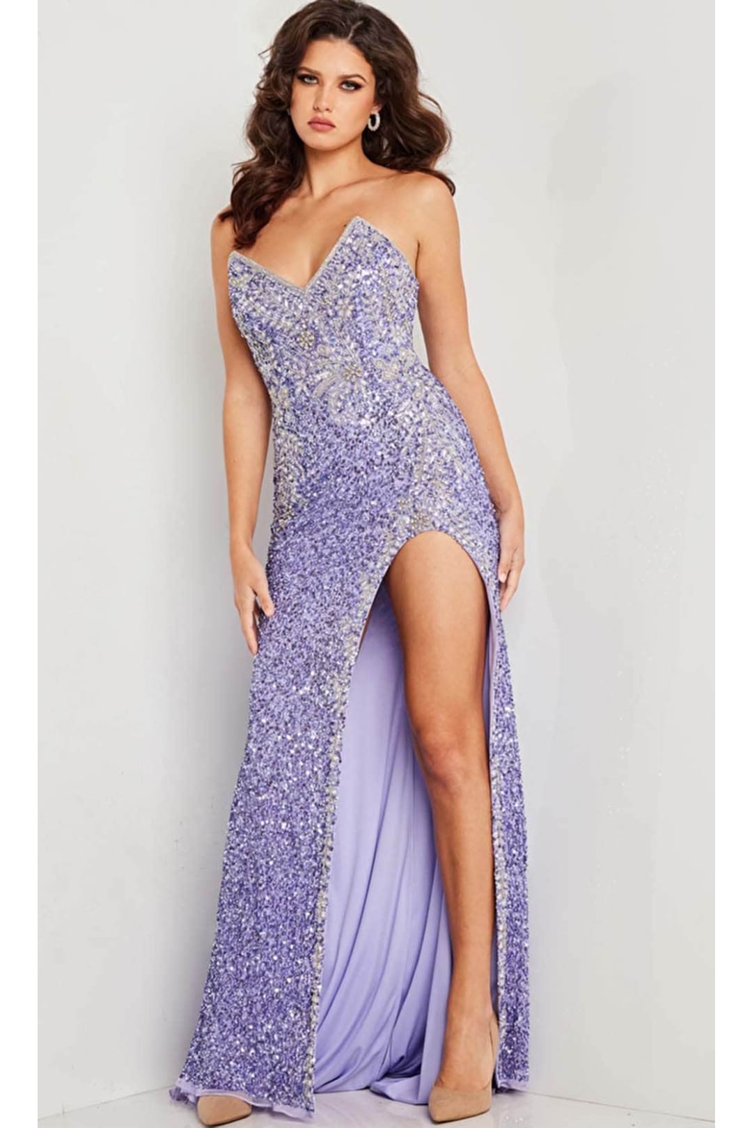 Jovani 37335 - Strapless Sweetheart Neck Prom Dress - Prom