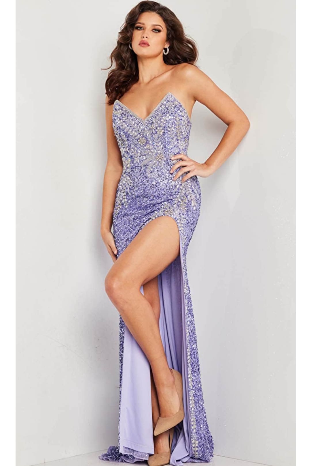 Jovani 37335 - Strapless Sweetheart Neck Prom Dress - Prom