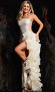 Jovani 37344 - Ruffled Sheath Prom Gown - Prom