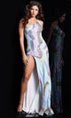 Jovani 37359 - Multitone Beaded Sheath Dress - Prom