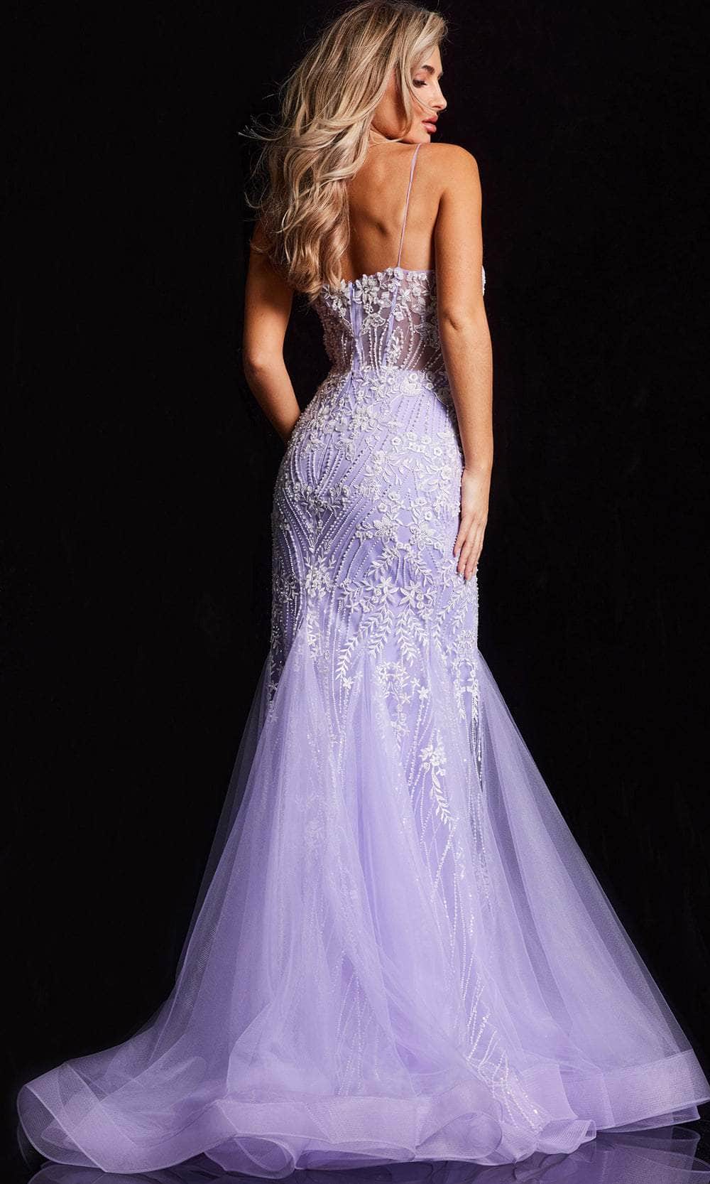 Jovani 37414 - Sleeveless Embroidered Prom Gown - Prom