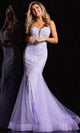 Jovani 37414 - Sleeveless Embroidered Prom Gown - Prom