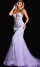 Jovani 37414 - Sleeveless Embroidered Prom Gown - Prom