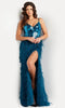 Jovani 37435 - Prom Gown with Feathered Skirt - Prom