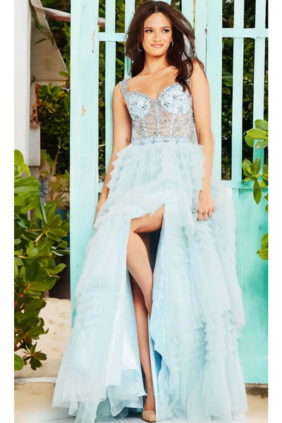 Jovani 37438 - Sleeveless Ruffled Ballgown - Prom