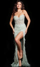 Jovani 37540 - Glamorous Embellished Strapless Prom Dress - Prom