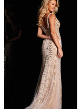 Jovani 37577 - Sleeveless Prom Gown with Jeweled Details