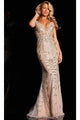 Jovani 37577 - Sleeveless Prom Gown with Jeweled Details - Prom