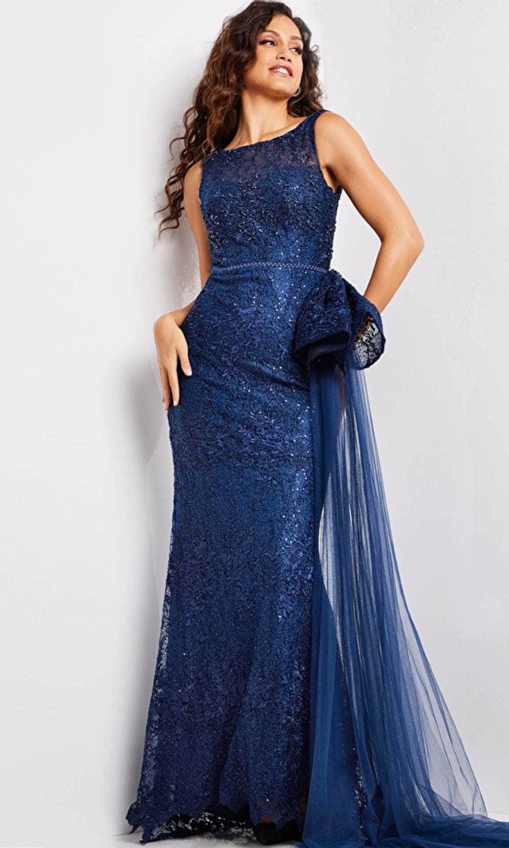 Jovani 37602 - Embroidered Floral Evening Dress - Prom