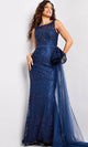 Jovani 37602 - Embroidered Floral Evening Dress - Prom