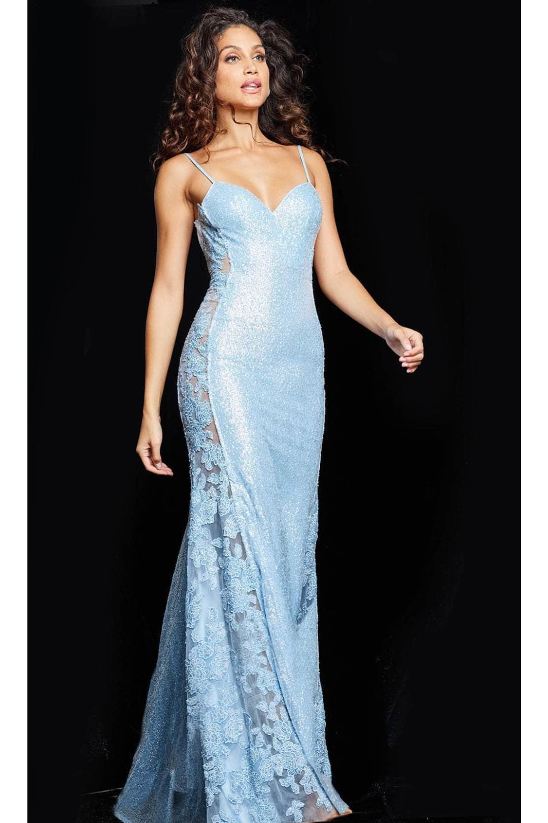 Jovani 37648 - Glamorous Sequin Lace Prom Dress - Prom