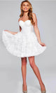 Jovani 38248 Sweetheart A-Line Cocktail Dress with Ruffles - Prom
