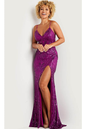 Jovani 38337 - Sleeveless Sequin Dress