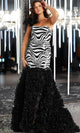 Jovani 38359 - Long Gown with Sequin Ruffles - Prom