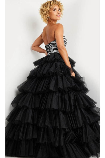 Jovani 38360 - Strapless Sequin Ballgown - Prom