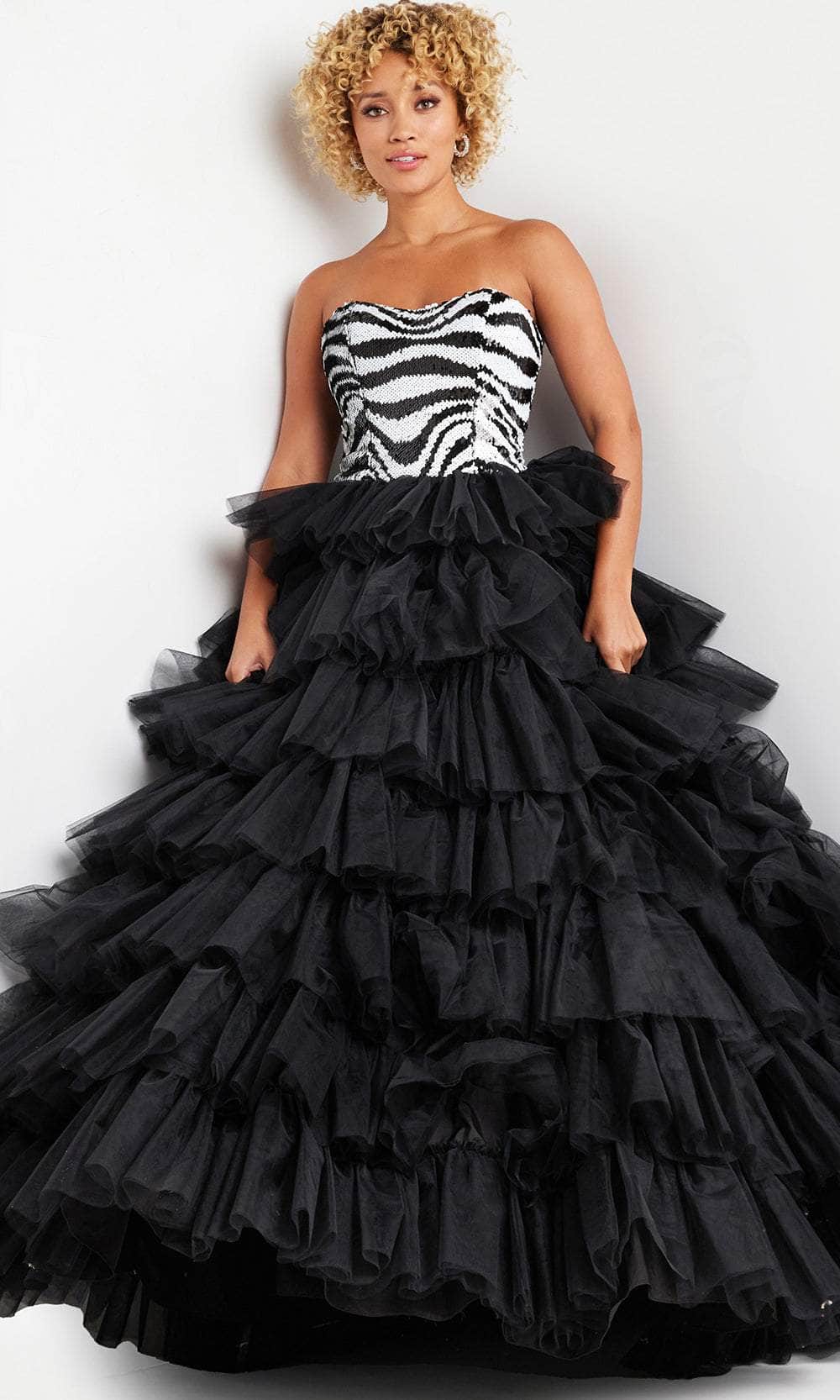 Jovani 38360 - Strapless Sequin Ballgown - Prom