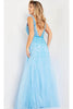 Jovani - 38430 A-Line Gown with Sheer Insets - Prom