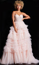 Jovani 38540 - Strapless Ruffled Ballgown - Prom