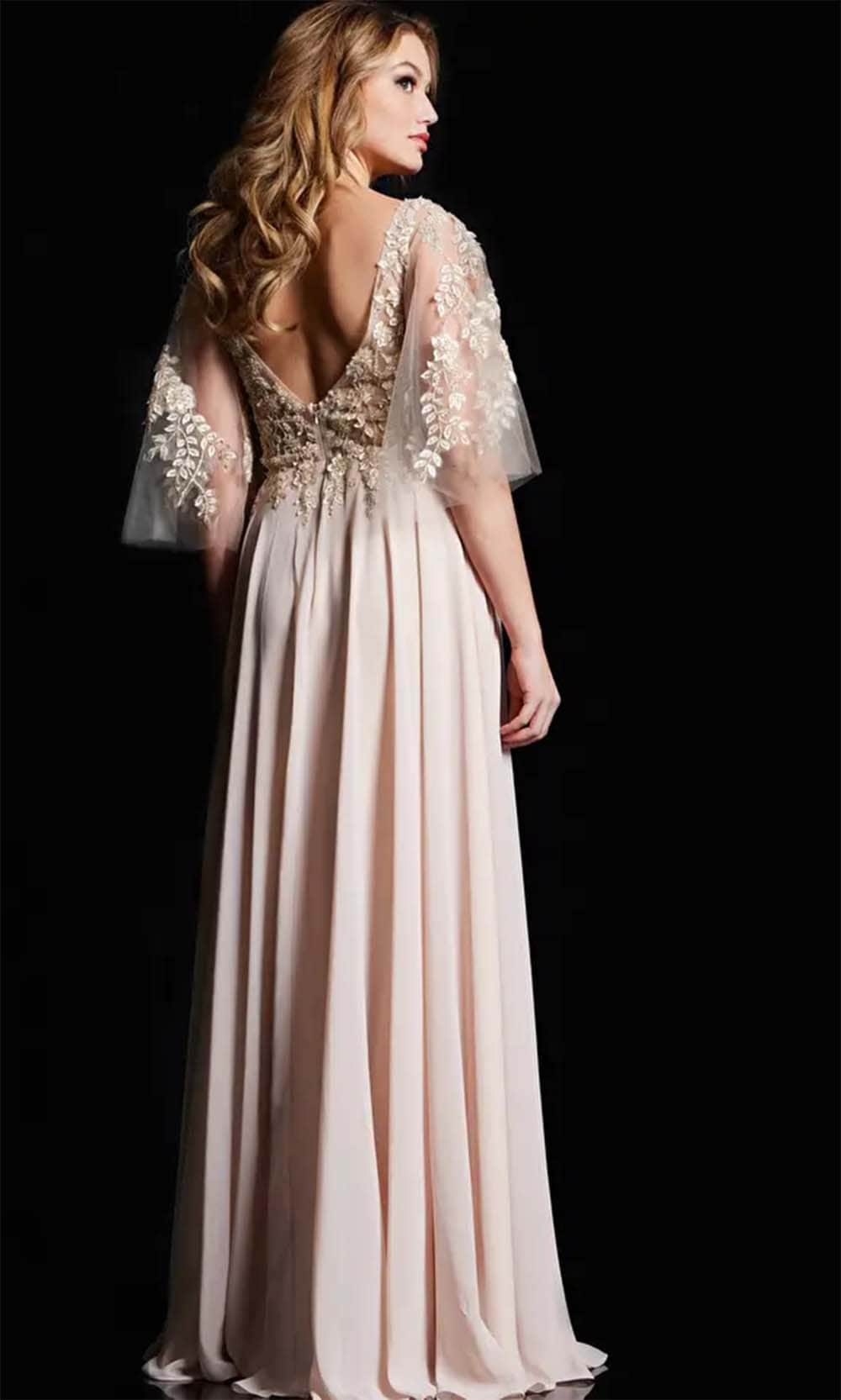 Jovani 38622 - Embellished Bateau Neck Long Dress - Prom