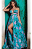 Jovani 38638 Stunning Floral Printed A-Line Dress - Prom